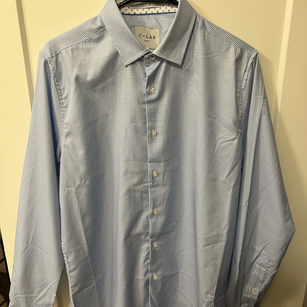 C-LAB NYC Blue Checkered Shirt
